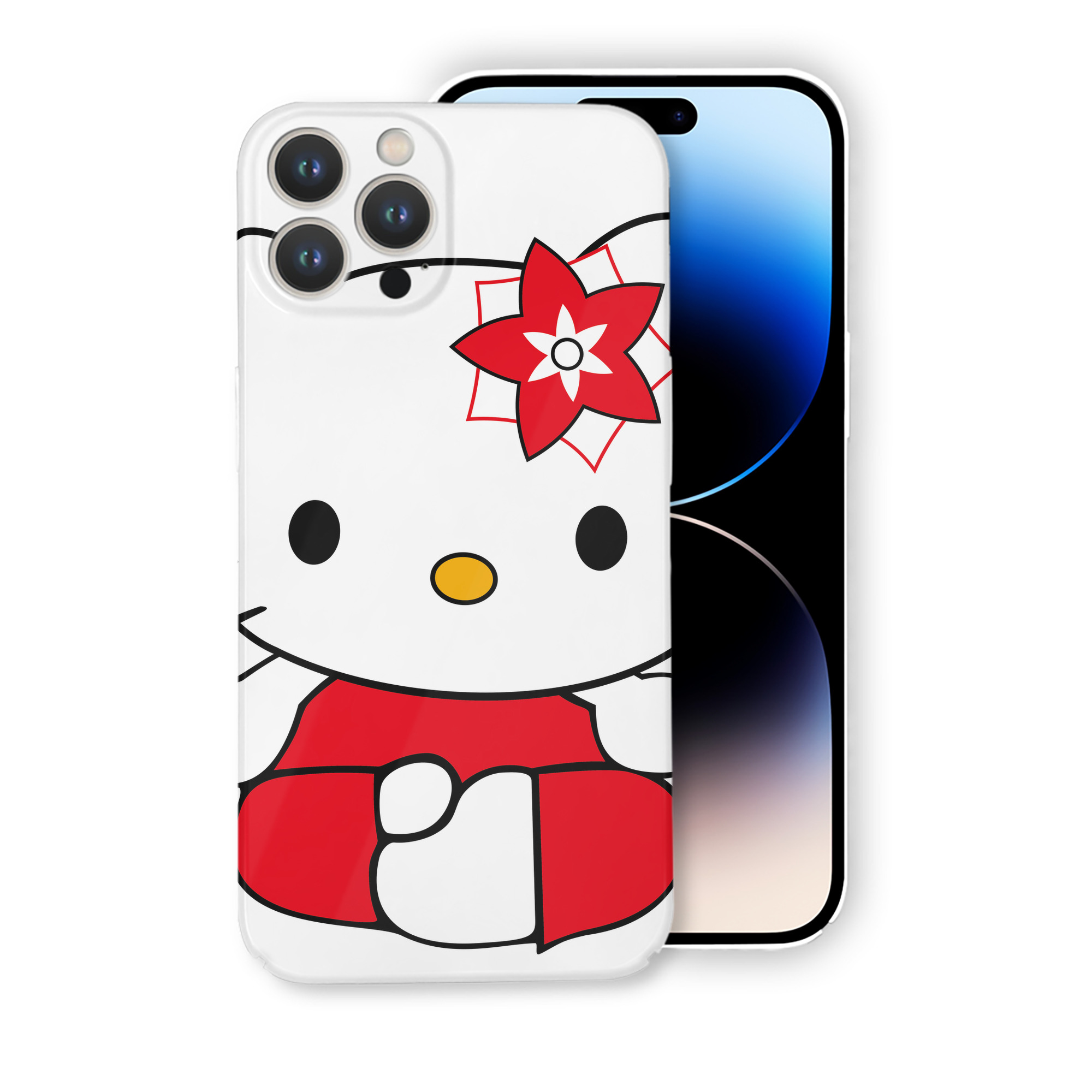 （画像用） Hello Kitty ハローキティ 【iPhone 14シリーズ対応】ハードケース